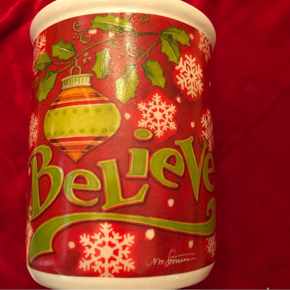 Christmas “Believe” Crock